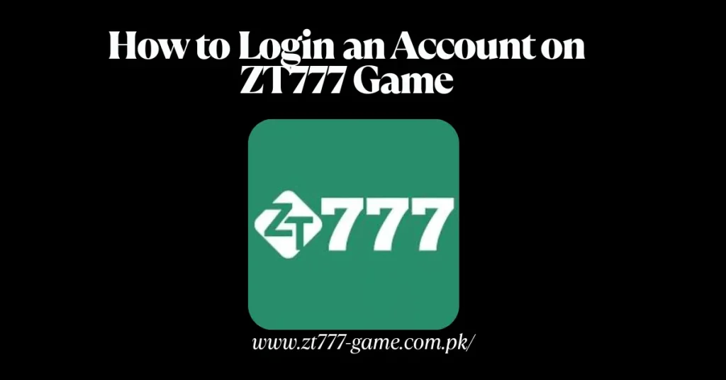 Login on ZT777 Game